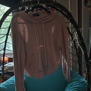 Pink Hooded Sweatshirt